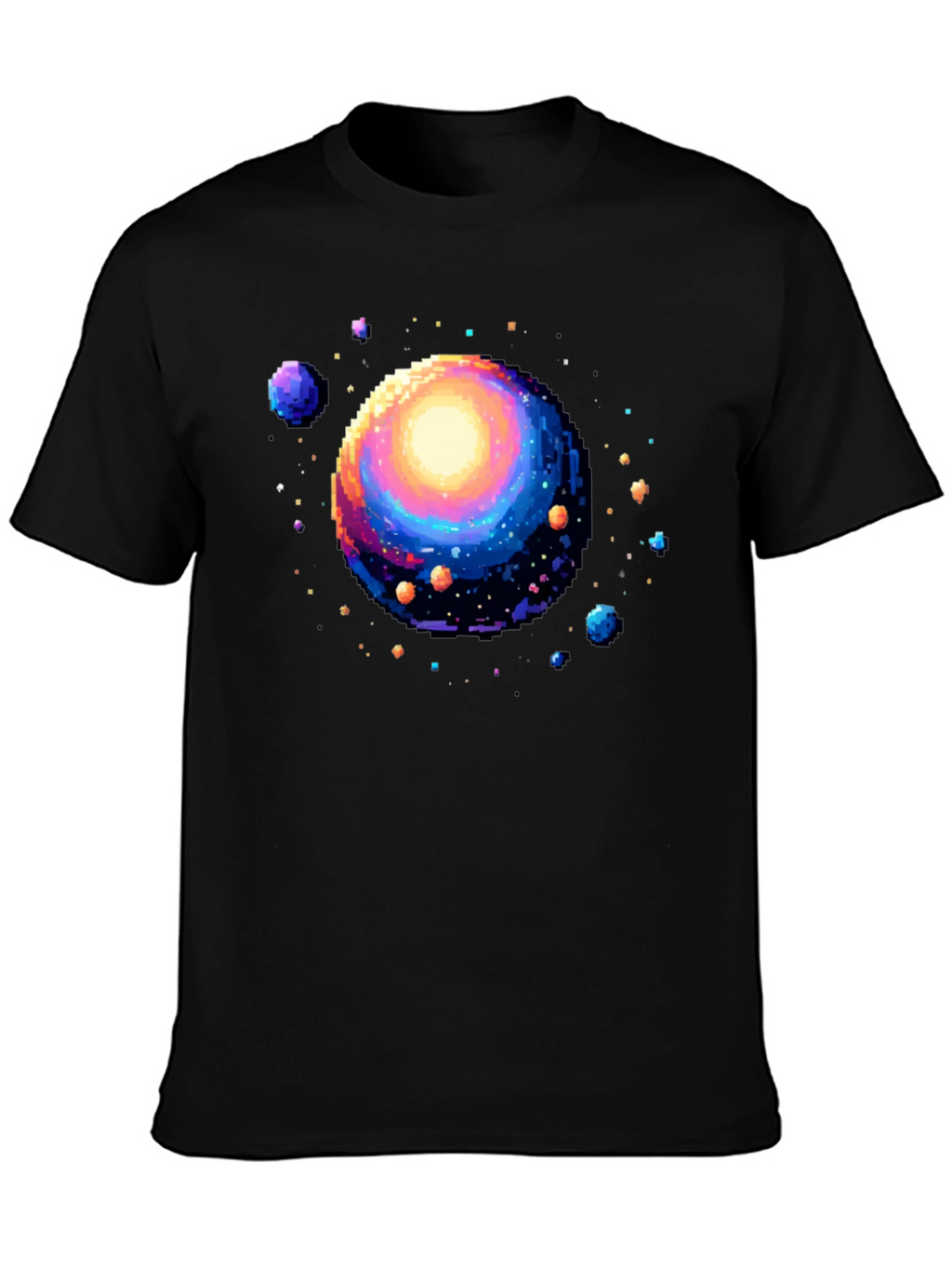 Pixel Universe Black T-Shirt