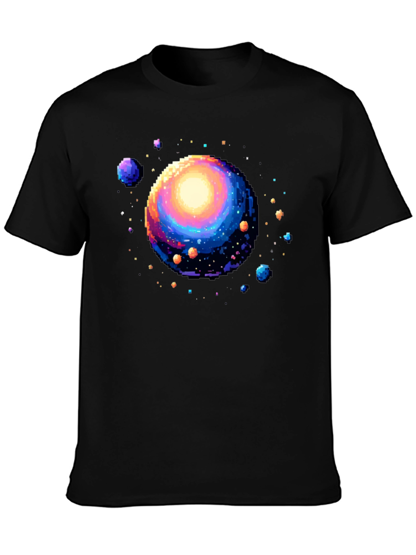 Pixel Universe Black T-Shirt