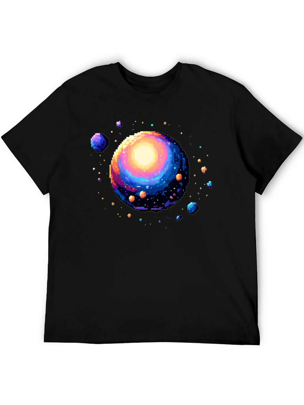 Pixel Universe Black T-Shirt
