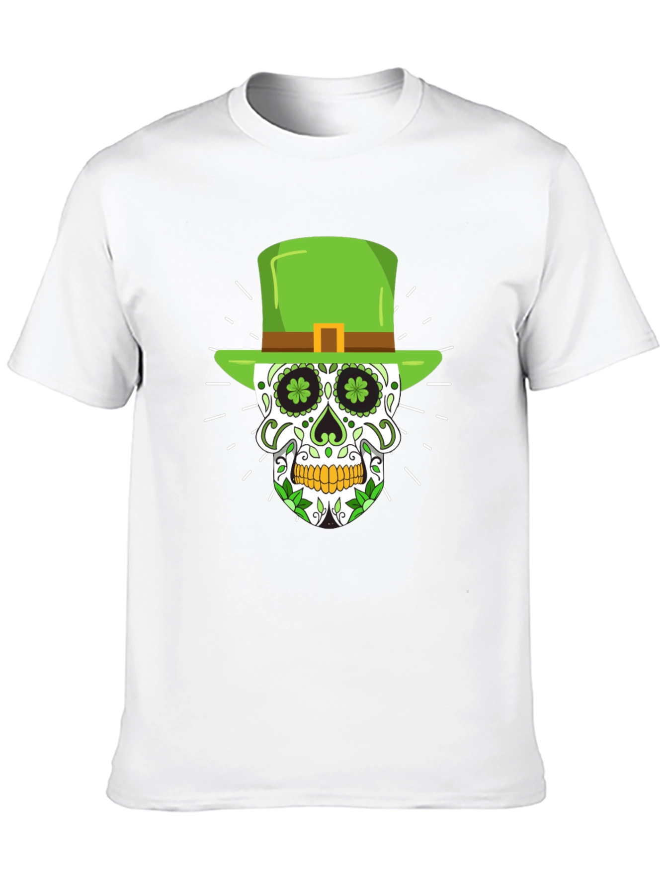 St. Patricks Day Skull Graphic Tee