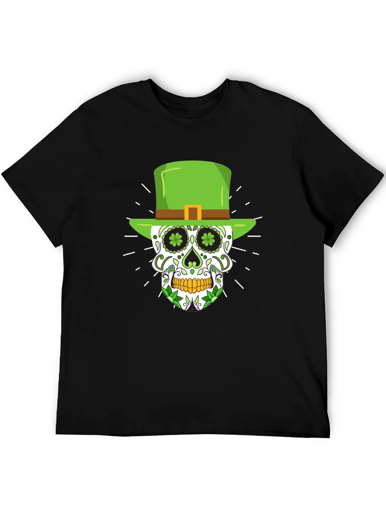 St. Patricks Day Skull Graphic Tee