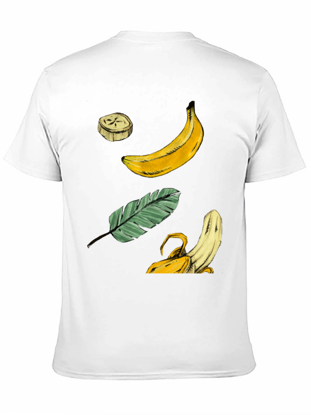 Banana Graphic T-Shirt - Tropical Fruit Design