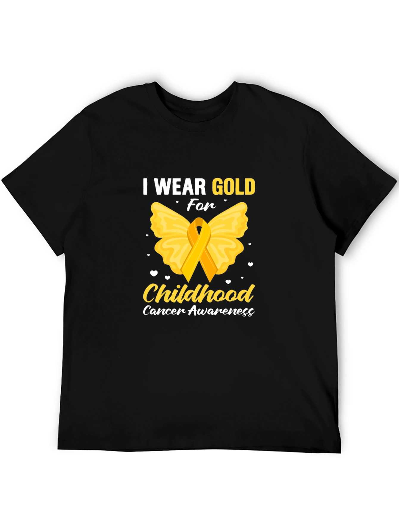 I Wear Gold For Childhood Cancer Awareness T-Shirt