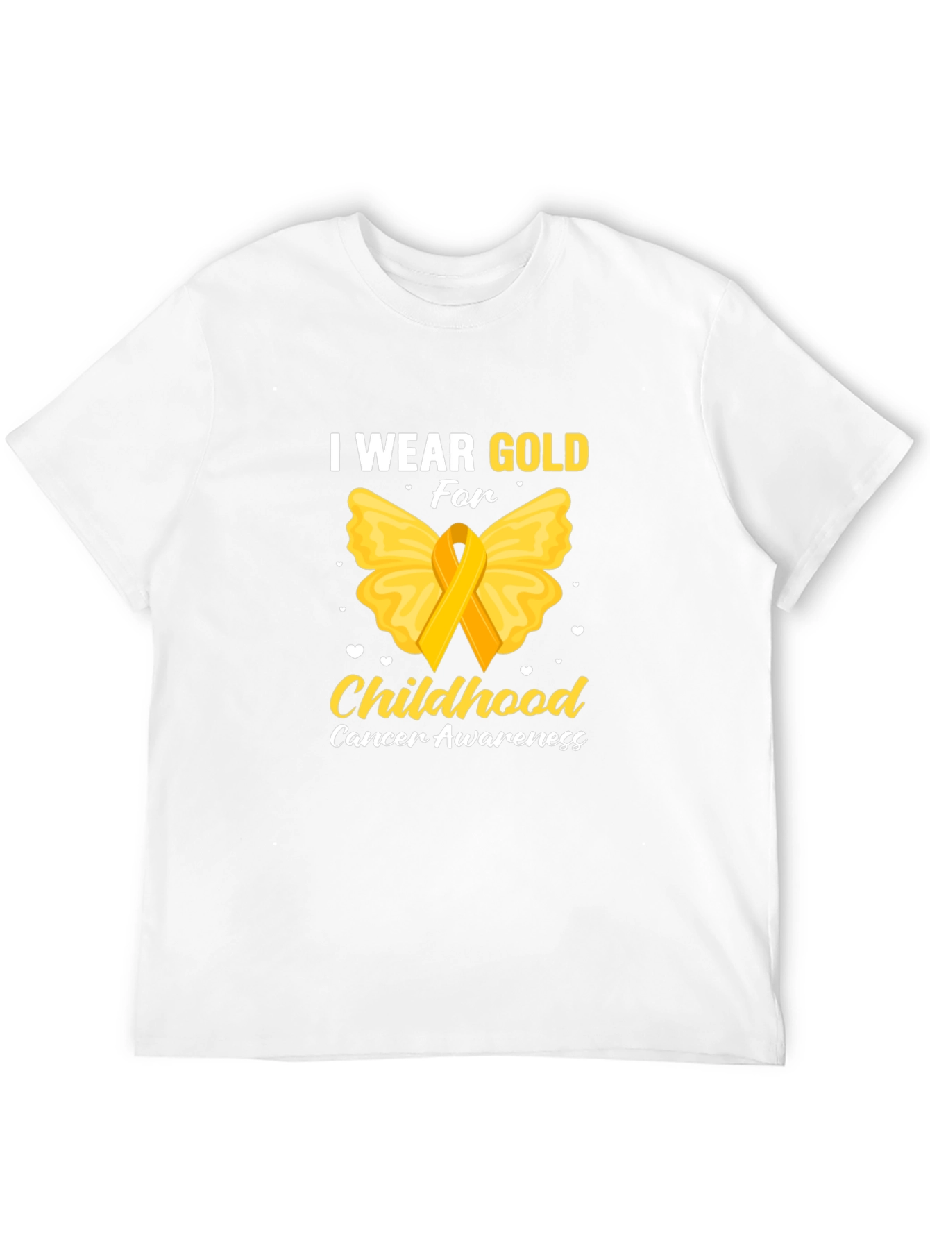 I Wear Gold For Childhood Cancer Awareness T-Shirt