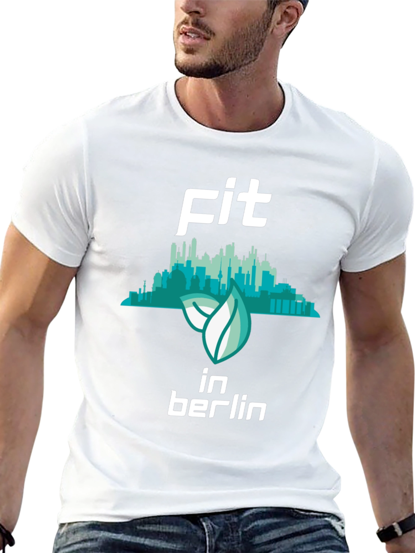 Fit in Berlin Black Graphic T-Shirt