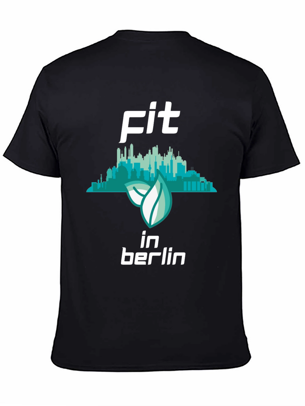 Fit in Berlin Black Graphic T-Shirt