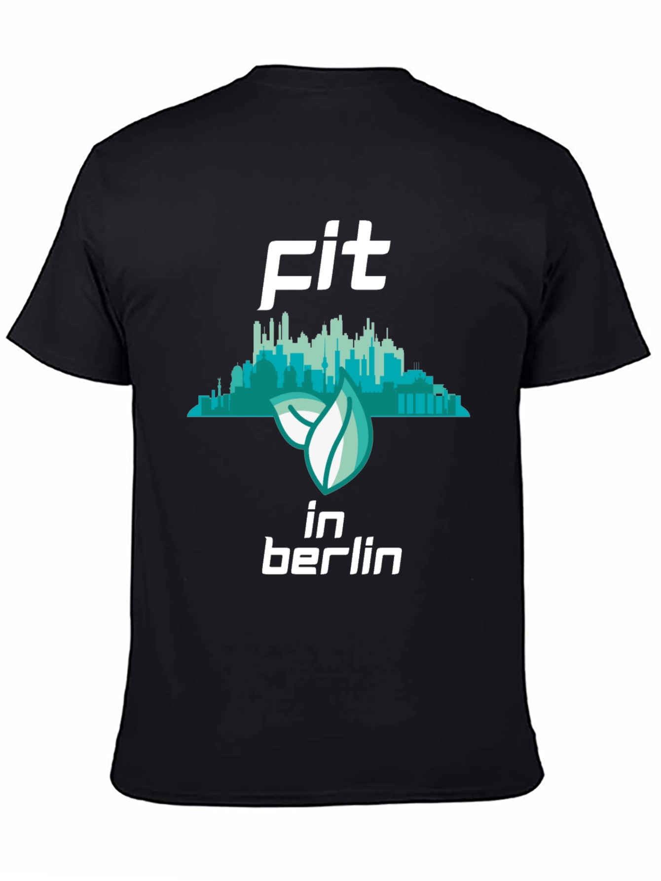 Fit in Berlin Black Graphic T-Shirt