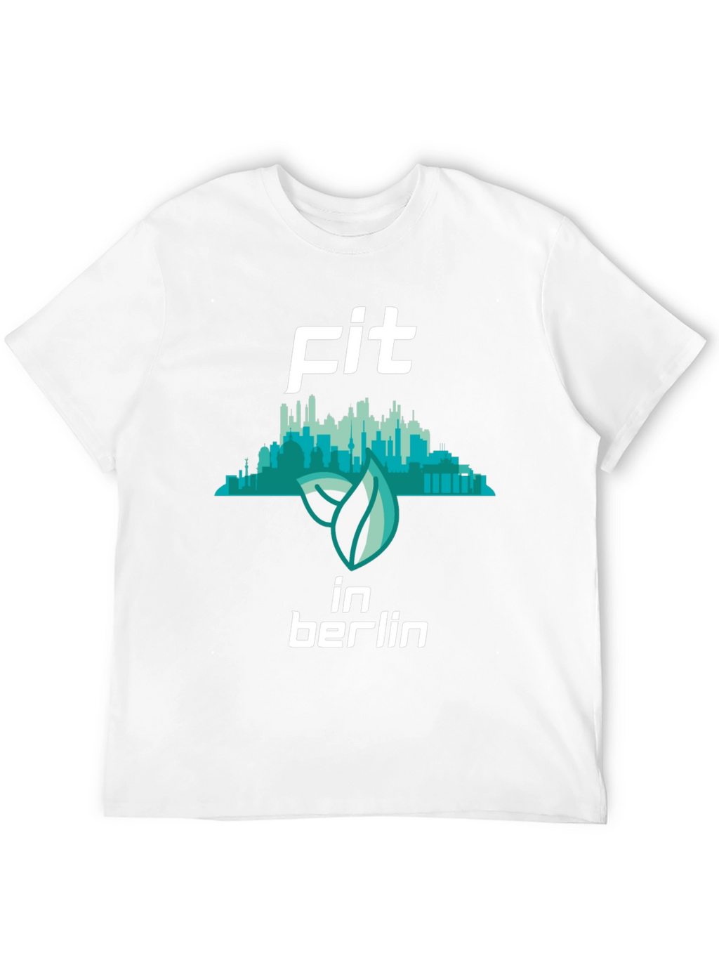 Fit in Berlin Black Graphic T-Shirt