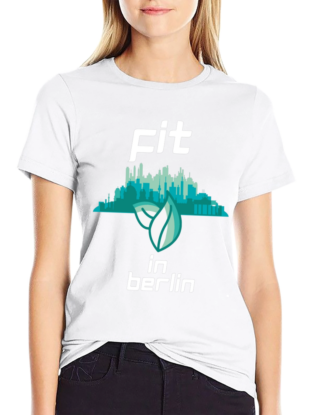Fit in Berlin Black Graphic T-Shirt