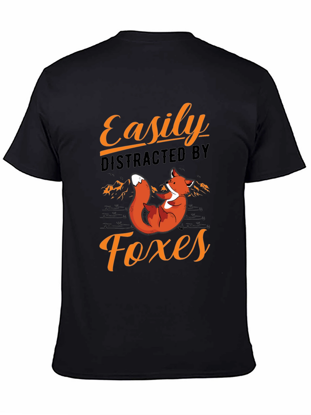 Easily Distracted by Foxes T-Shirt