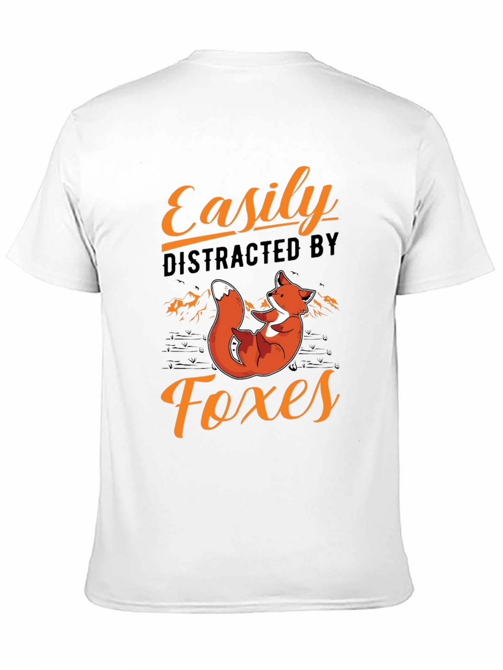 Easily Distracted by Foxes T-Shirt