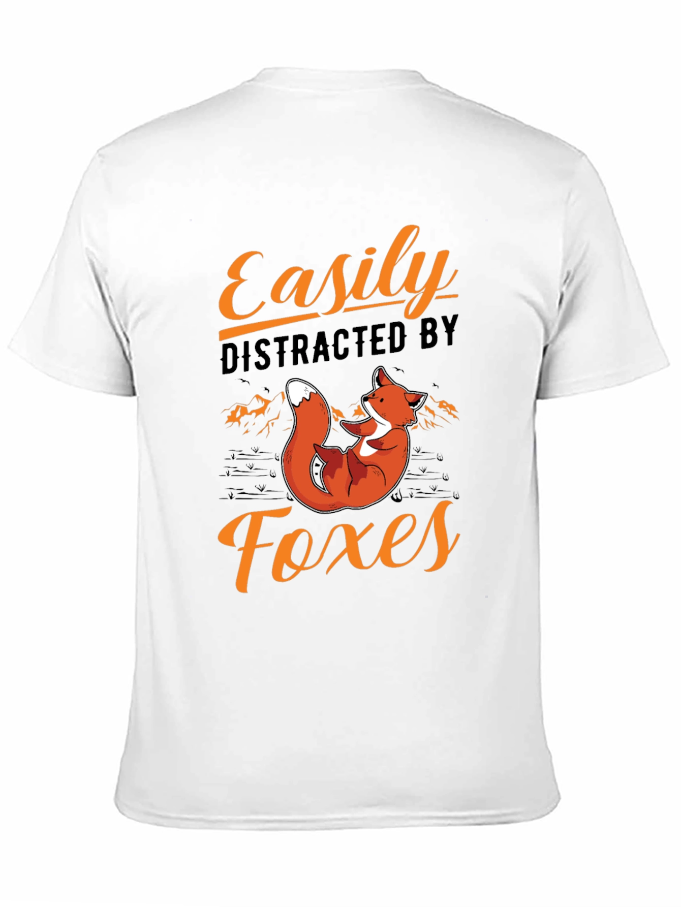 Easily Distracted by Foxes T-Shirt