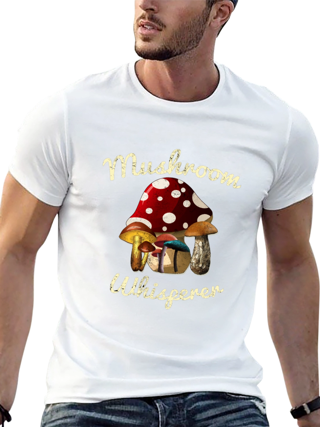 Mushroom Whisperer T-Shirt - Fun Graphic Tee