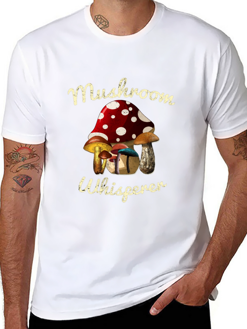 Mushroom Whisperer T-Shirt - Fun Graphic Tee
