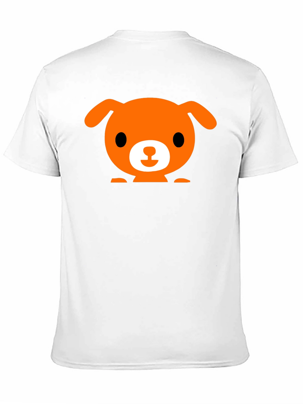 Cute Dog Graphic Black T-Shirt