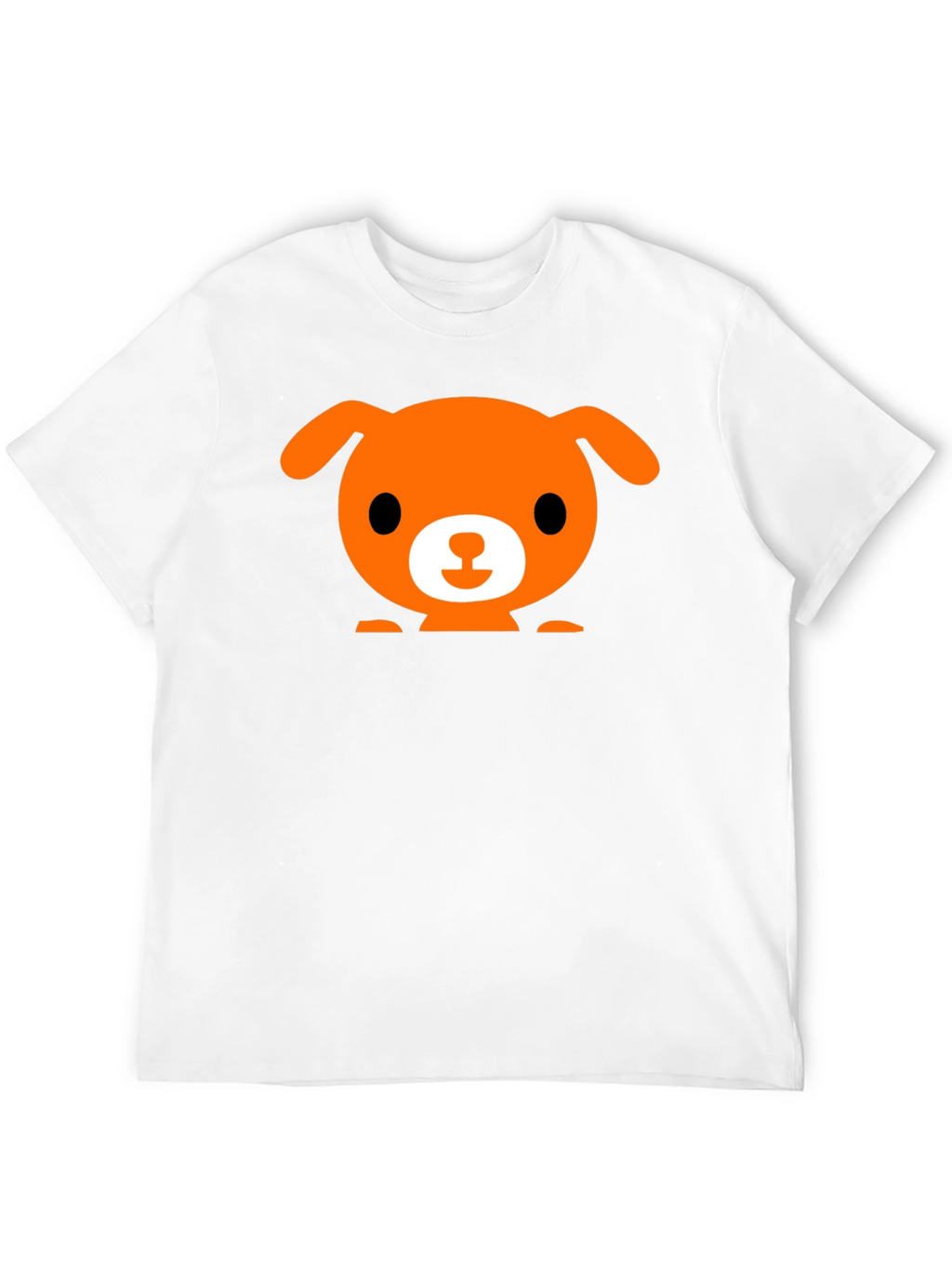 Cute Dog Graphic Black T-Shirt