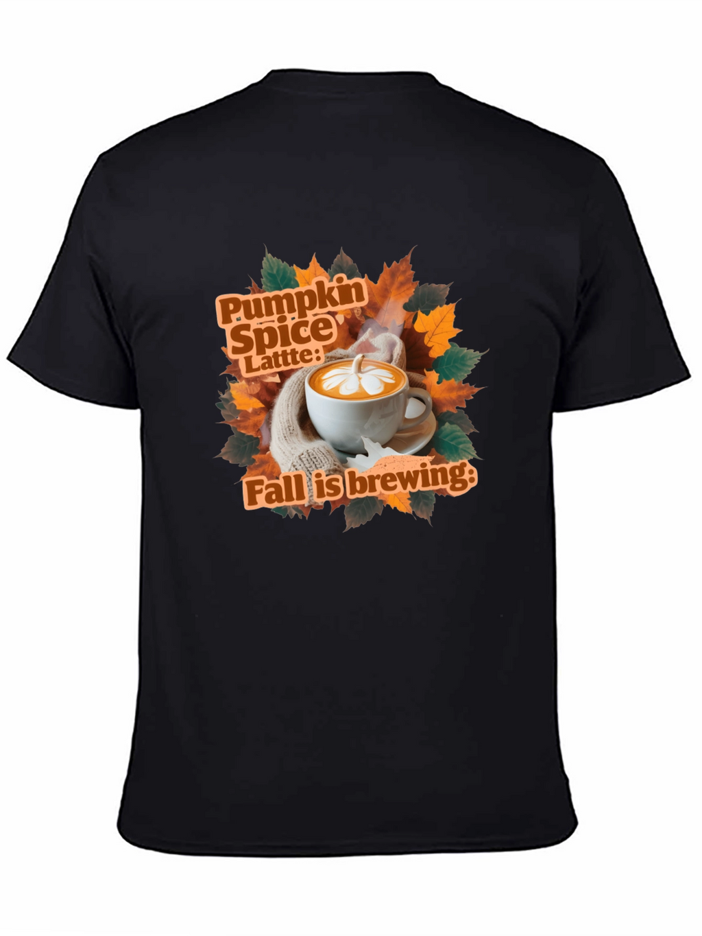 Pumpkin Spice Latte Fall Brewing T-Shirt