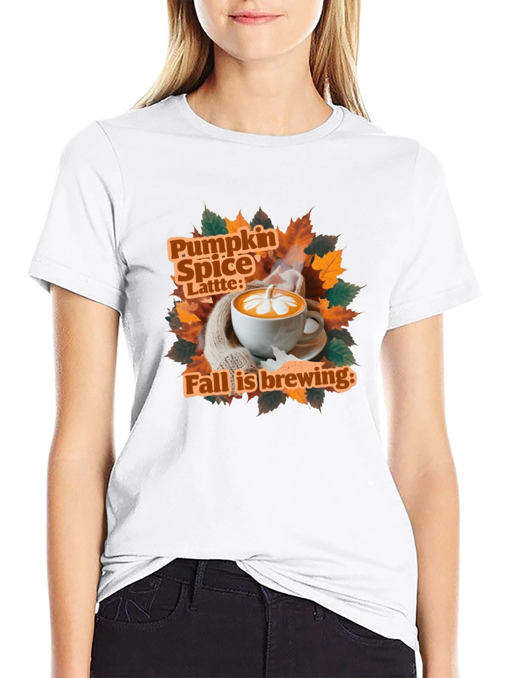 Pumpkin Spice Latte Fall Brewing T-Shirt