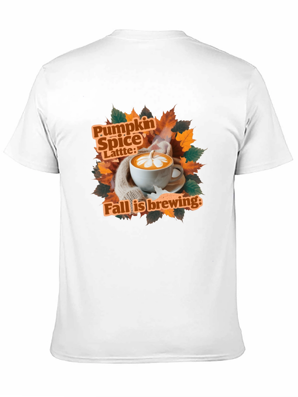 Pumpkin Spice Latte Fall Brewing T-Shirt