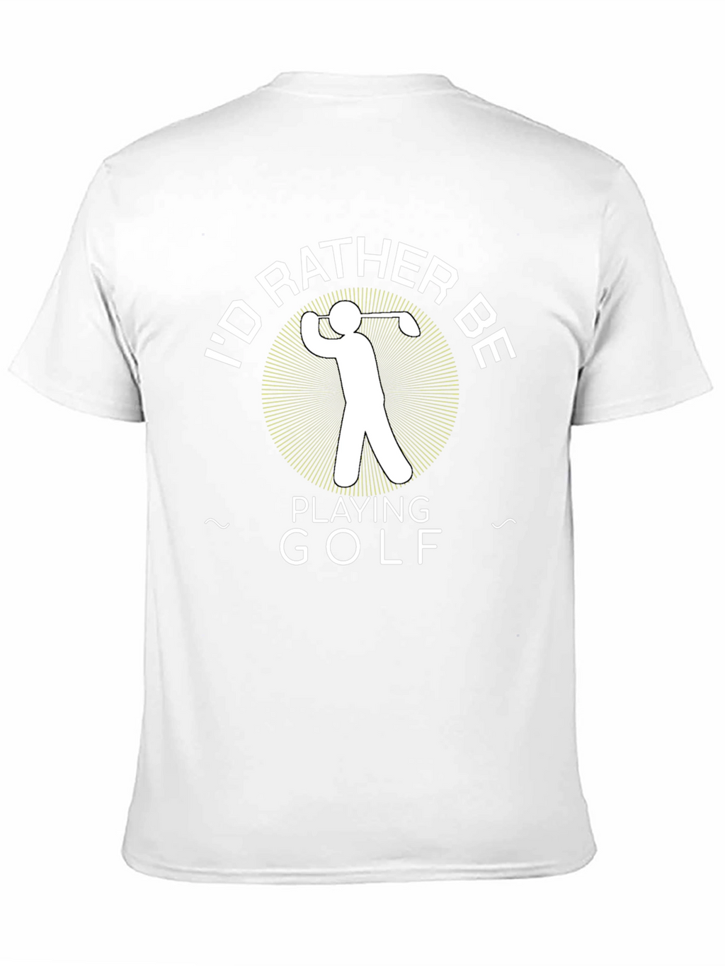 Golf Lovers Tee: Id Rather Be Playing Golf
