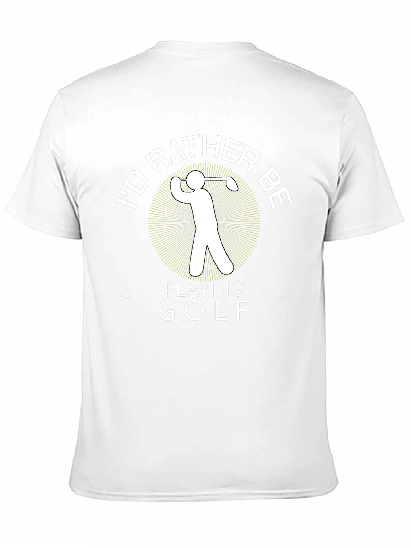 Golf Lovers Tee: Id Rather Be Playing Golf