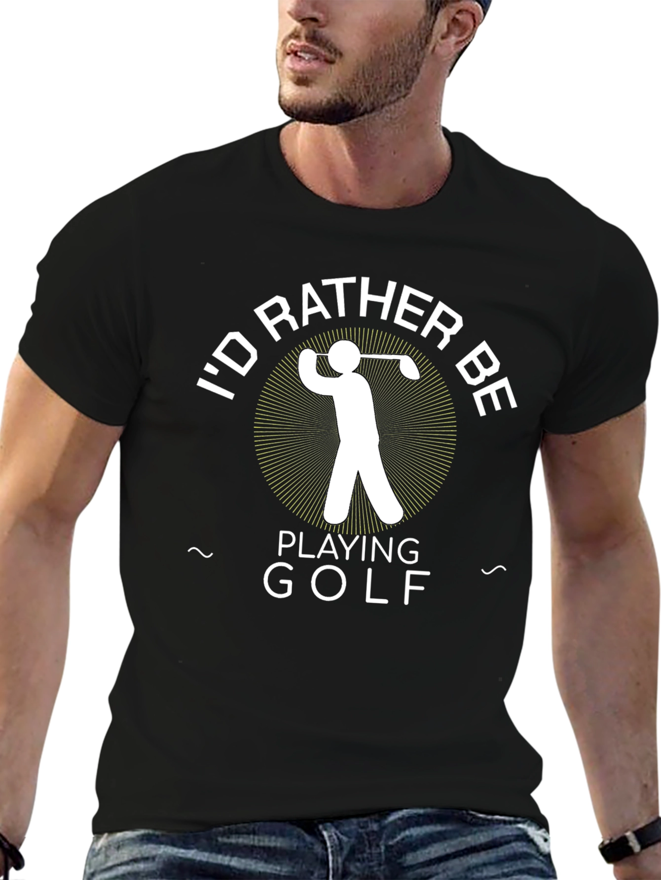 Golf Lovers Tee: Id Rather Be Playing Golf