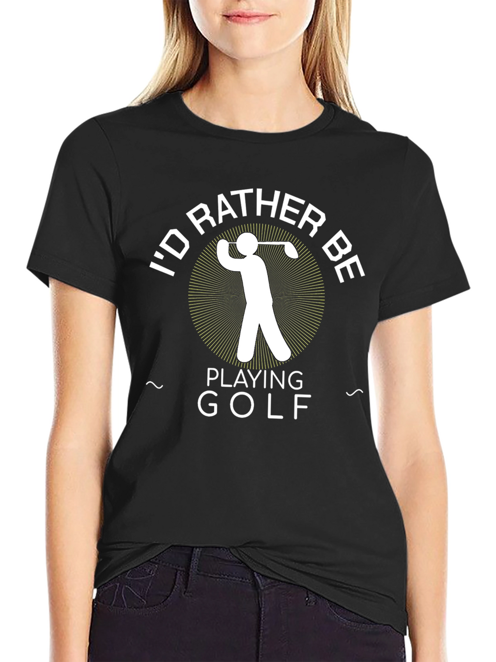 Golf Lovers Tee: Id Rather Be Playing Golf