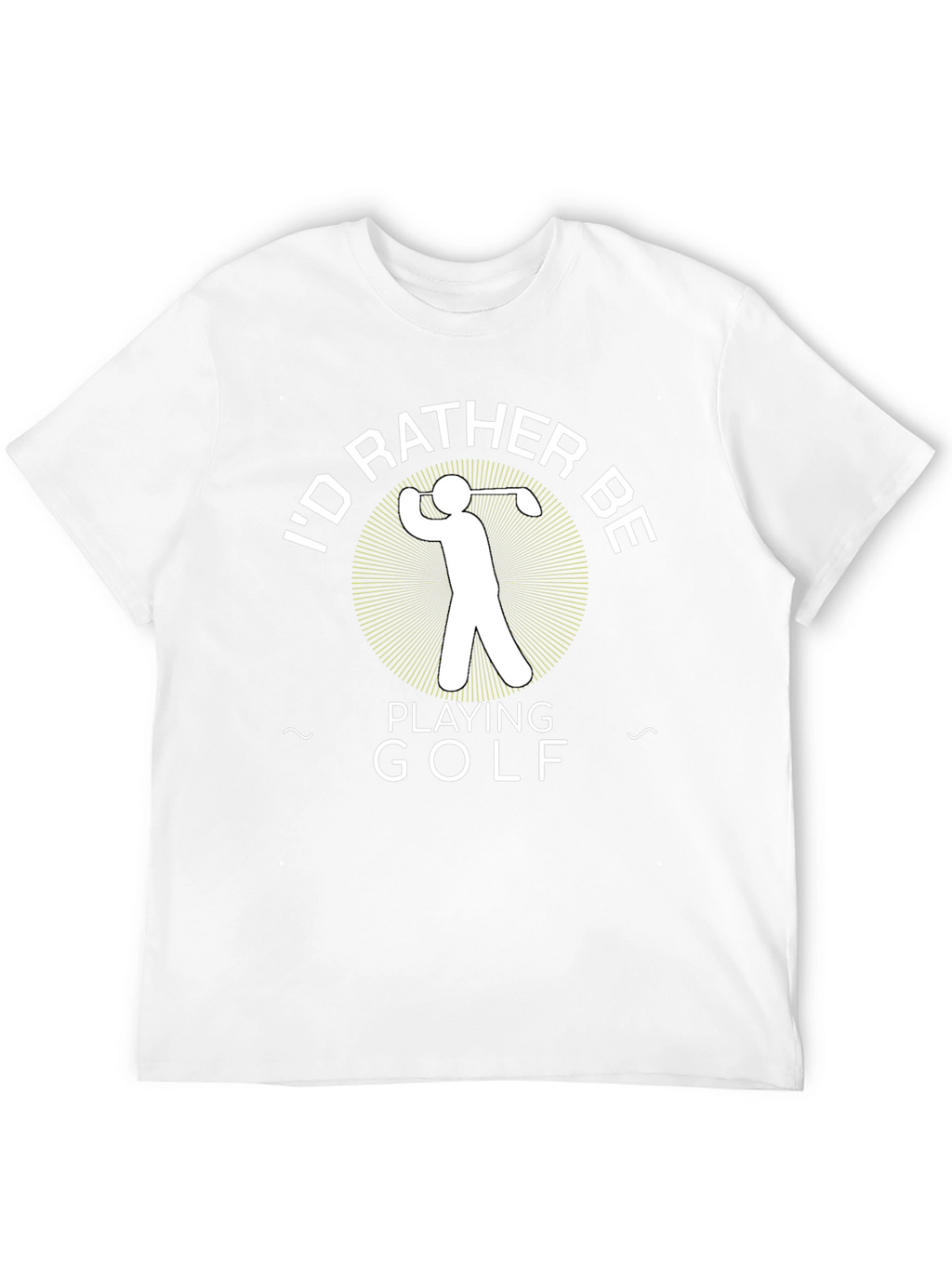 Golf Lovers Tee: Id Rather Be Playing Golf
