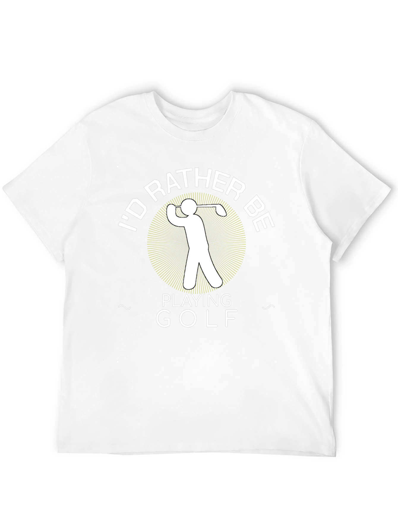 Golf Lovers Tee: Id Rather Be Playing Golf