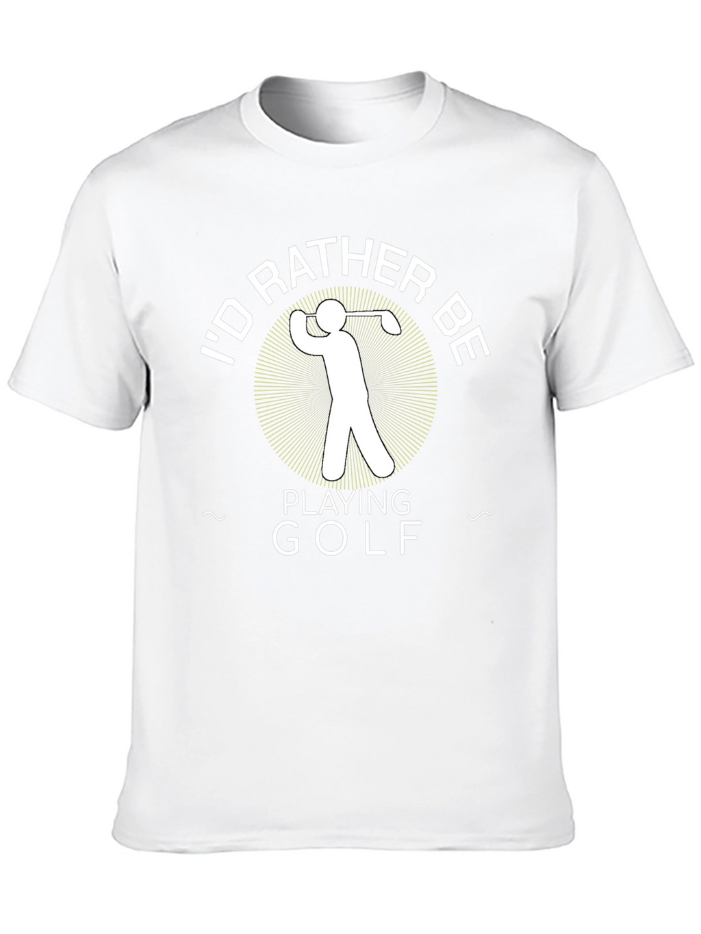 Golf Lovers Tee: Id Rather Be Playing Golf