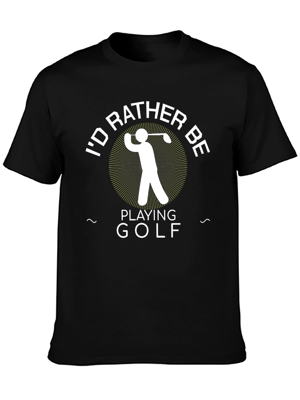 Golf Lovers Tee: Id Rather Be Playing Golf