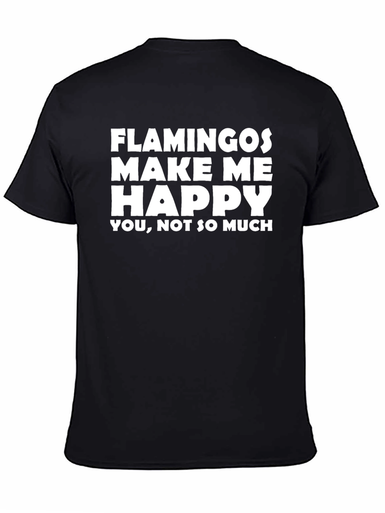 Funny Flamingo Graphic T-Shirt - Novelty Statement Tee