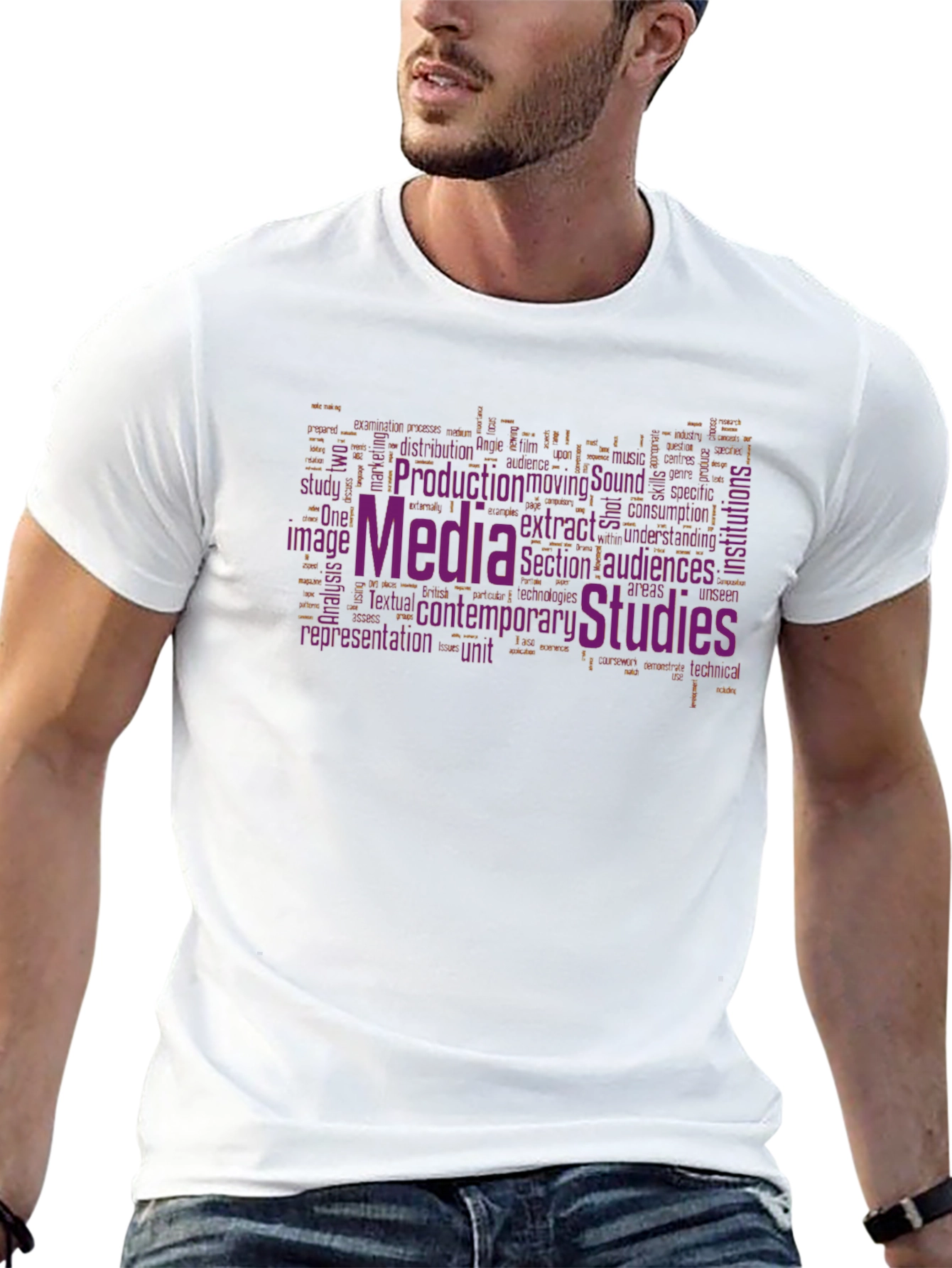 Media Studies Word Cloud T-Shirt