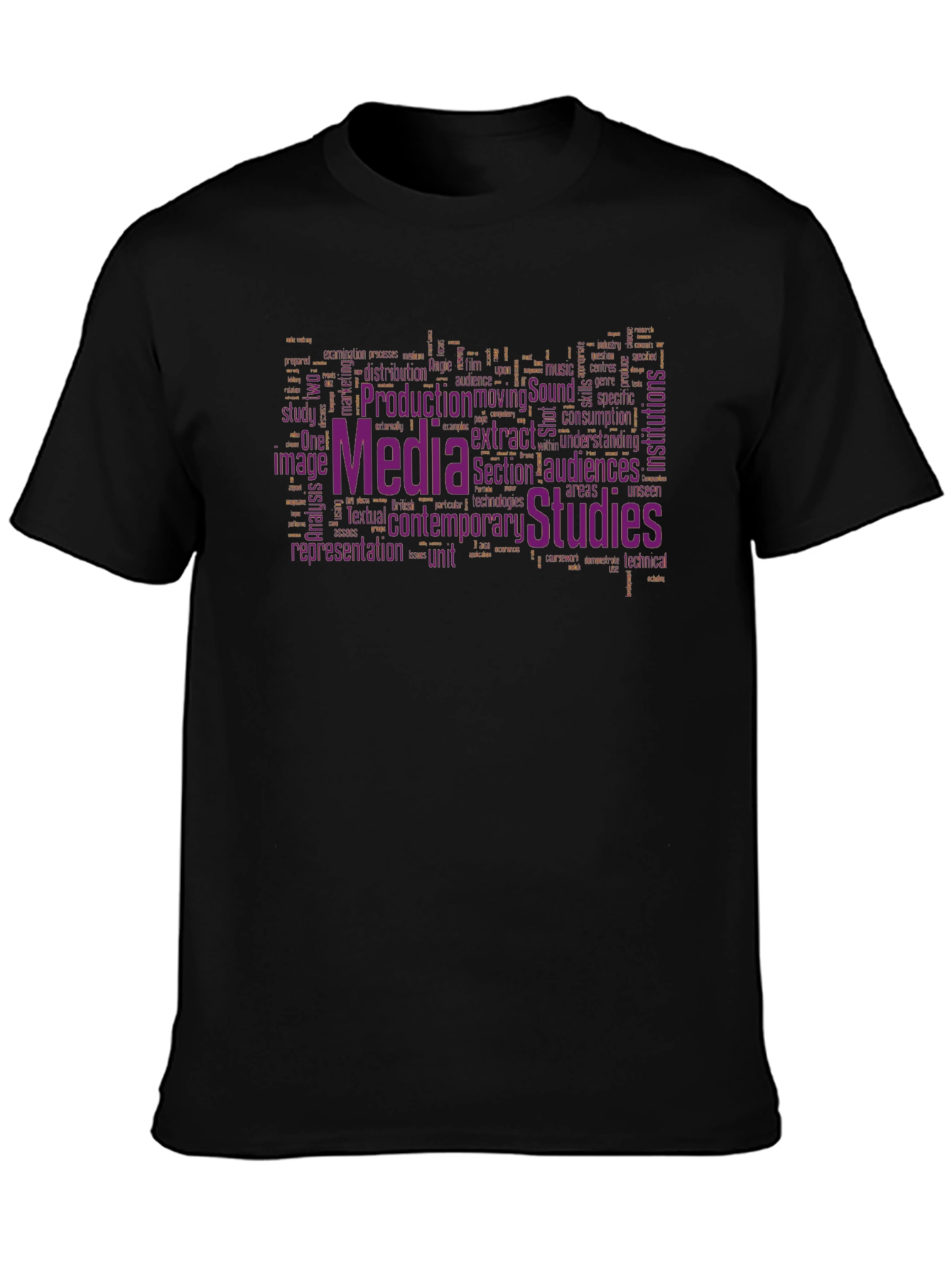 Media Studies Word Cloud T-Shirt