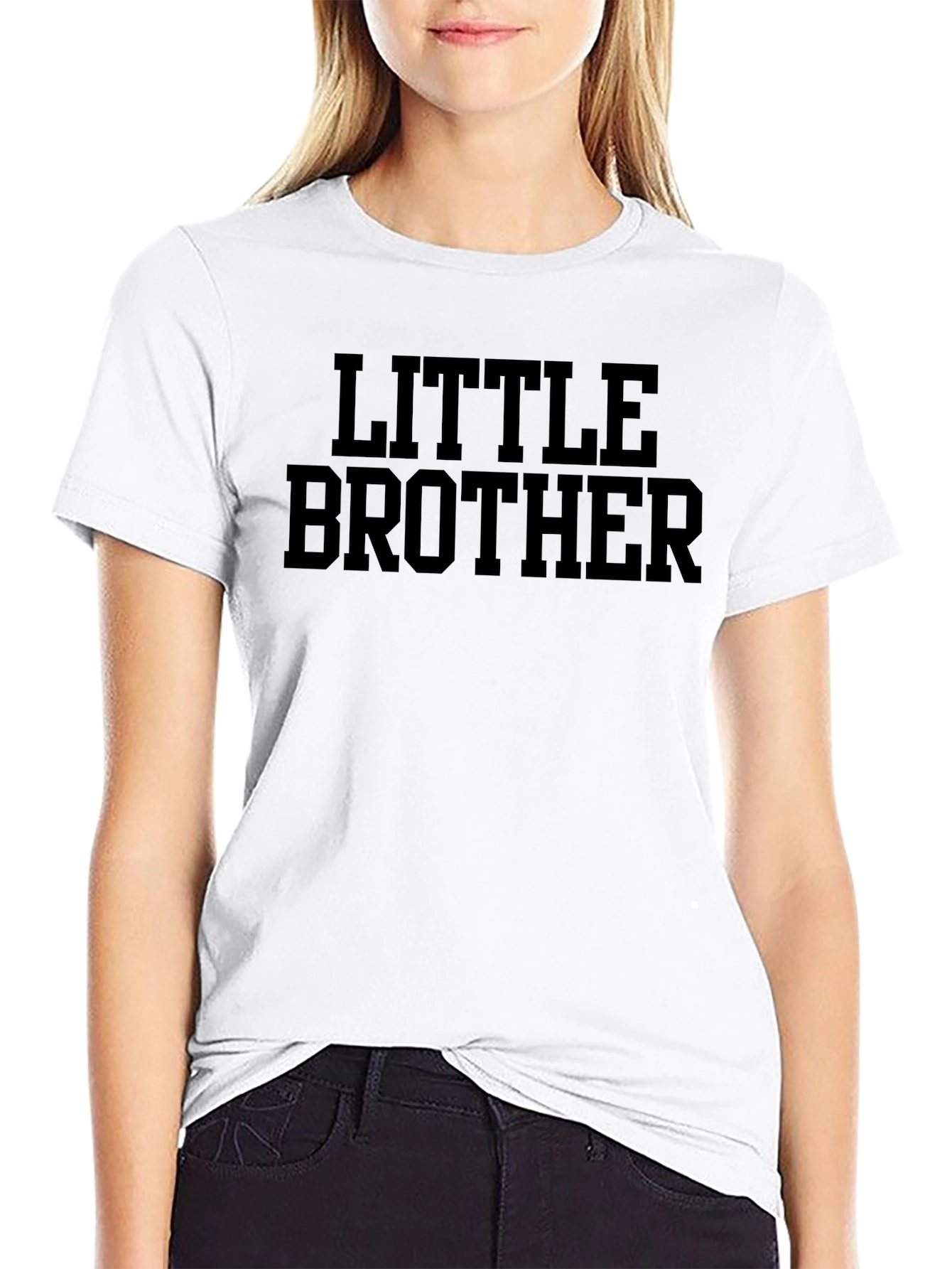 Little Brother T-Shirt - Black Cotton Blend Tee