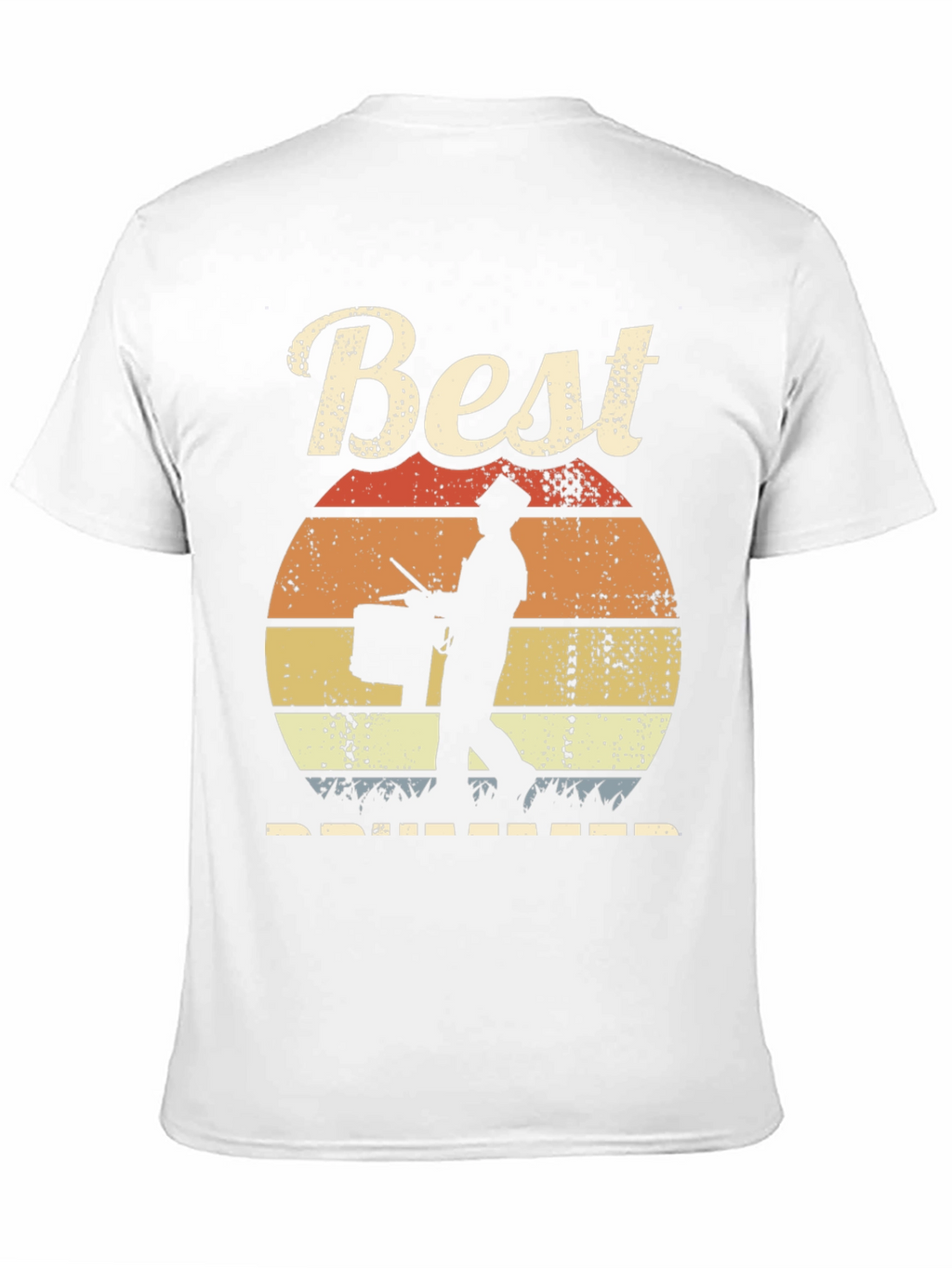 Best Drummer Sunset T-Shirt - Musician Gift