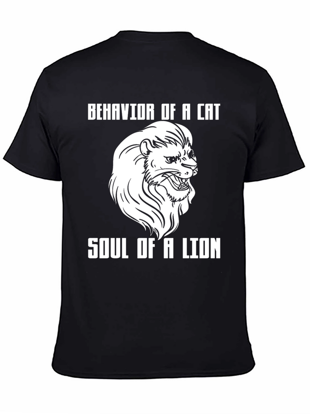Cat Behavior Lion Soul Graphic T-Shirt