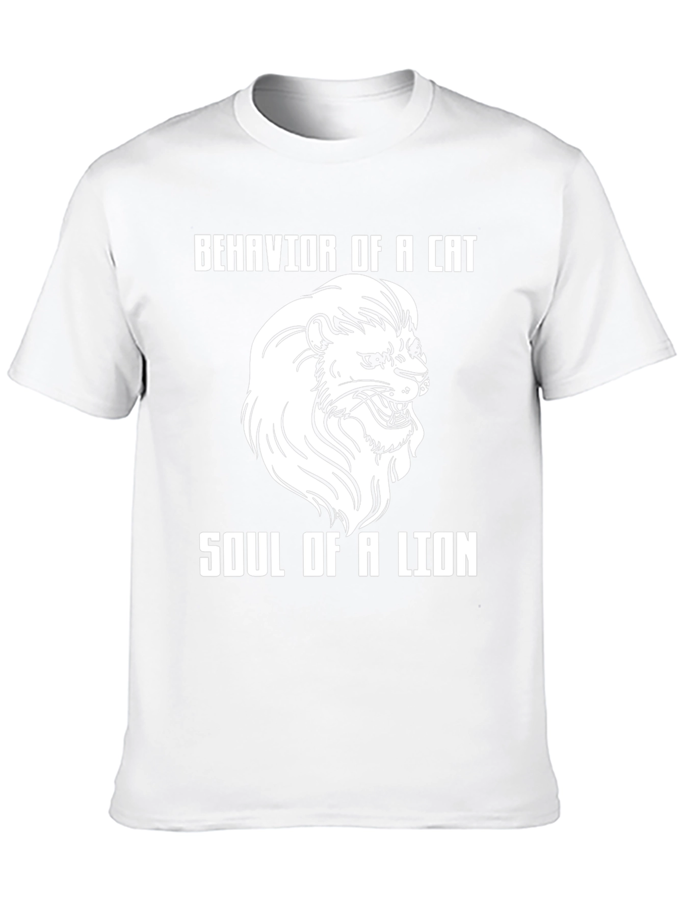 Cat Behavior Lion Soul Graphic T-Shirt