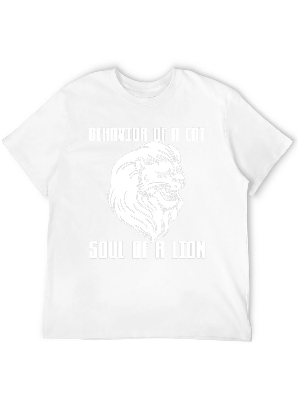 Cat Behavior Lion Soul Graphic T-Shirt