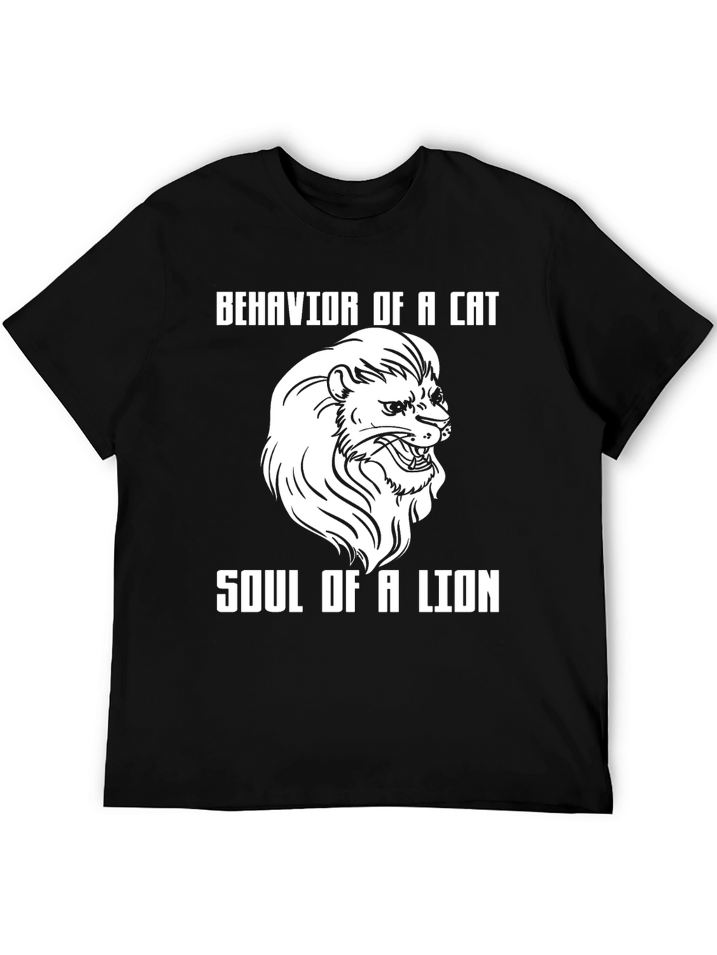 Cat Behavior Lion Soul Graphic T-Shirt