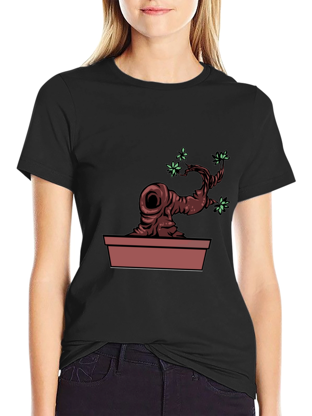 Bonsai Tree Graphic Tee - Unique Nature Design