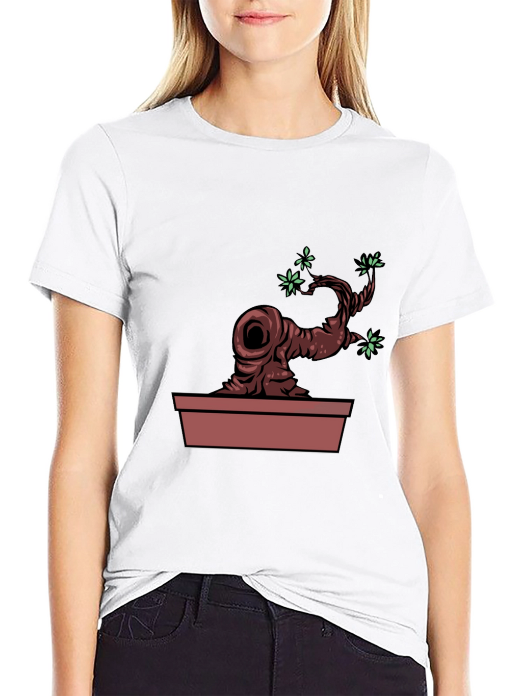 Bonsai Tree Graphic Tee - Unique Nature Design