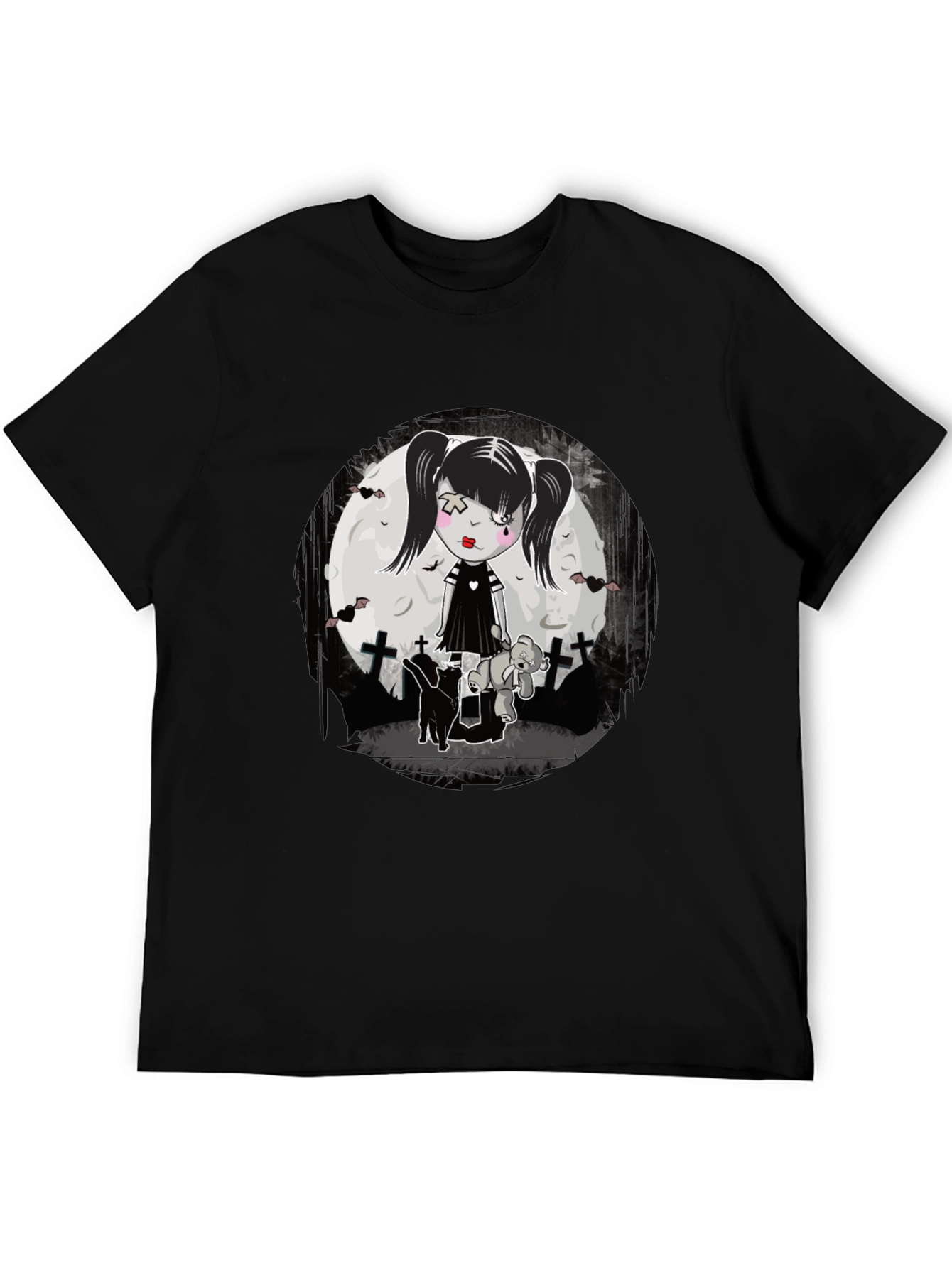 Gothic Girl T-Shirt - Emo Style
