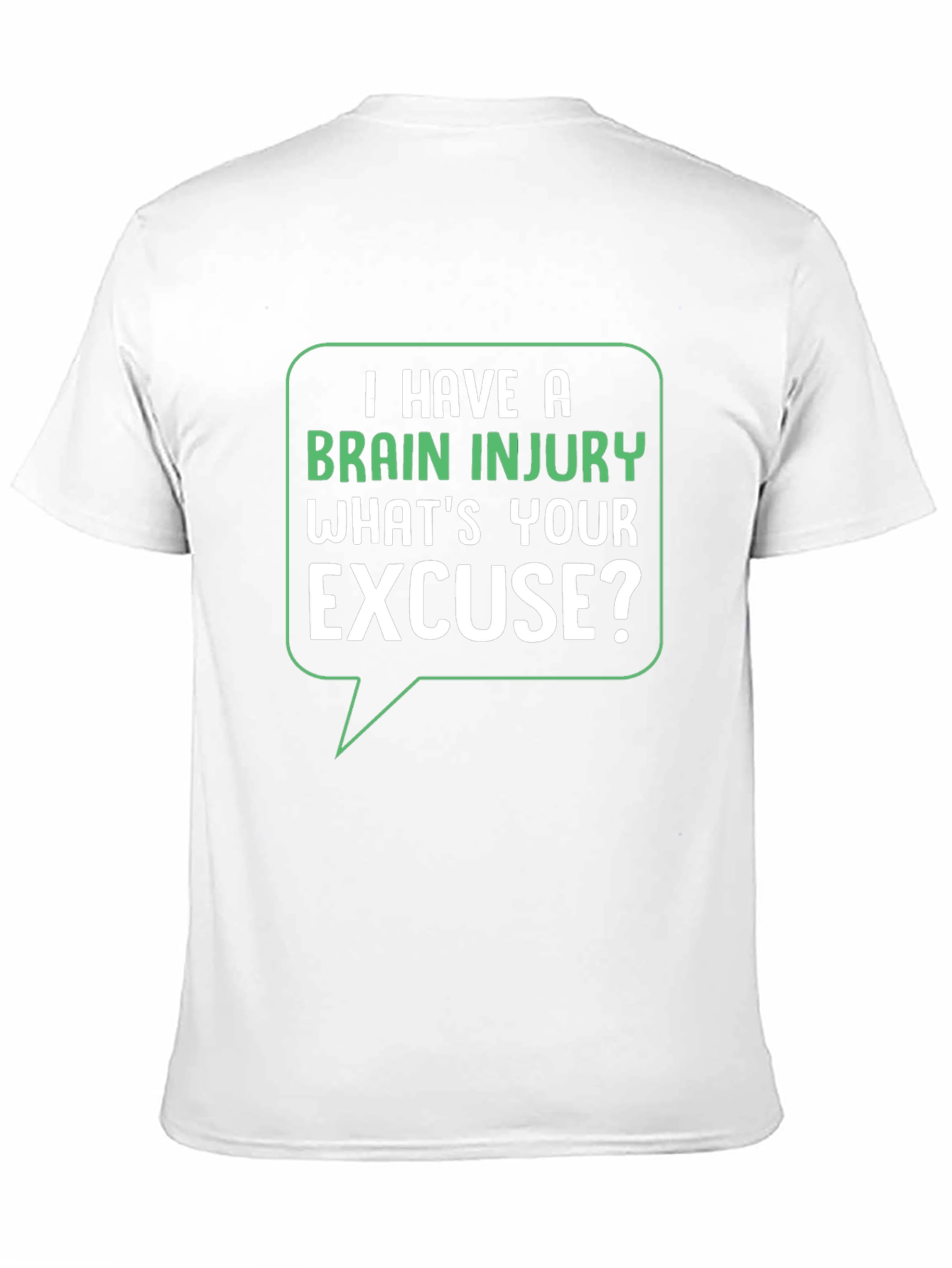 Brain Injury Excuse T-Shirt - Funny Graphic Tee