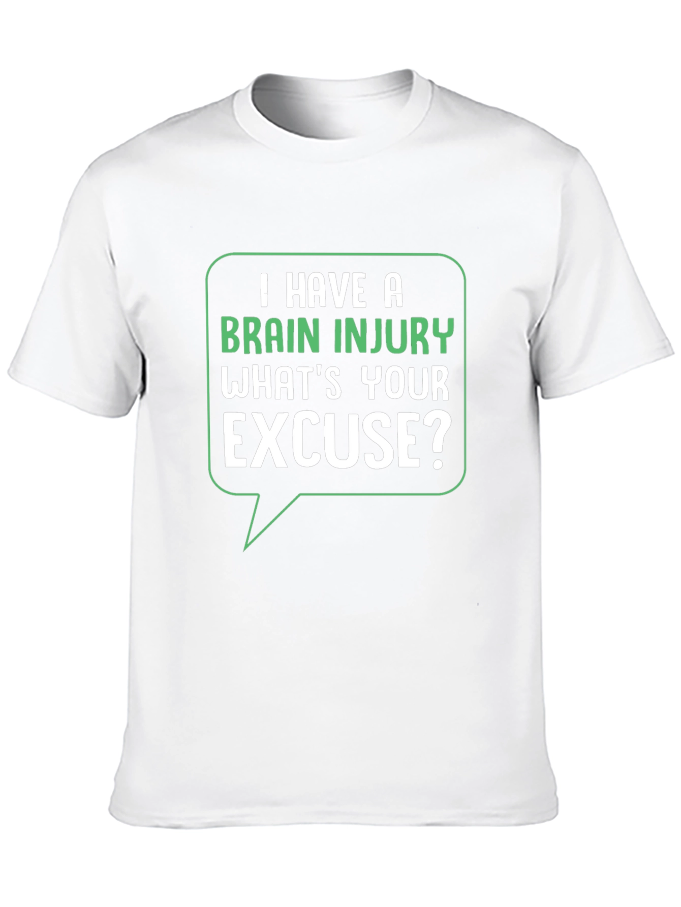 Brain Injury Excuse T-Shirt - Funny Graphic Tee