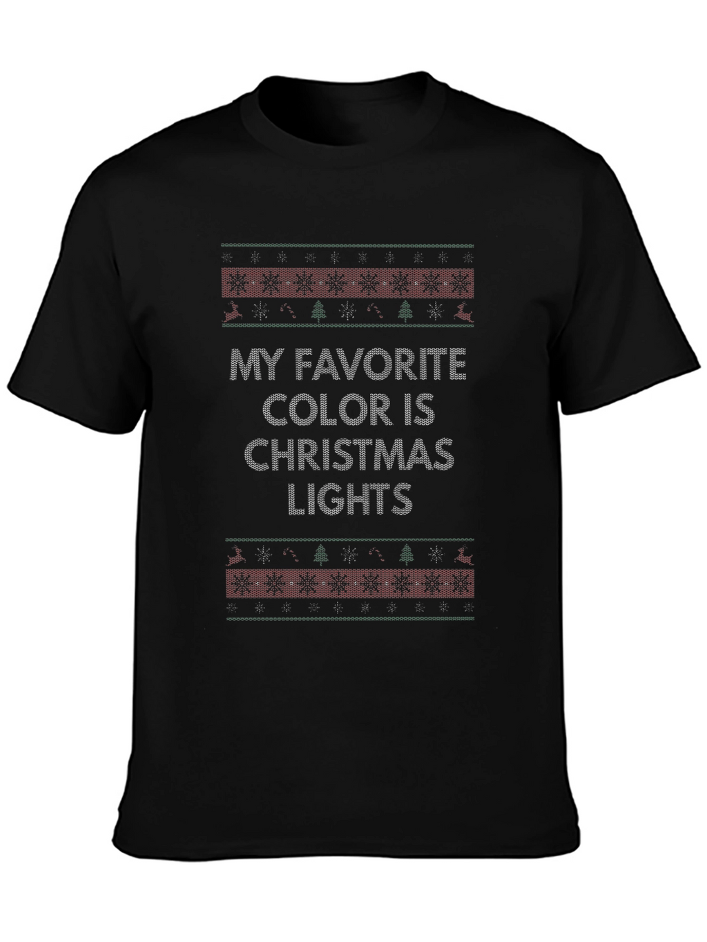 Christmas Lights T-Shirt - Holiday Festive Tee