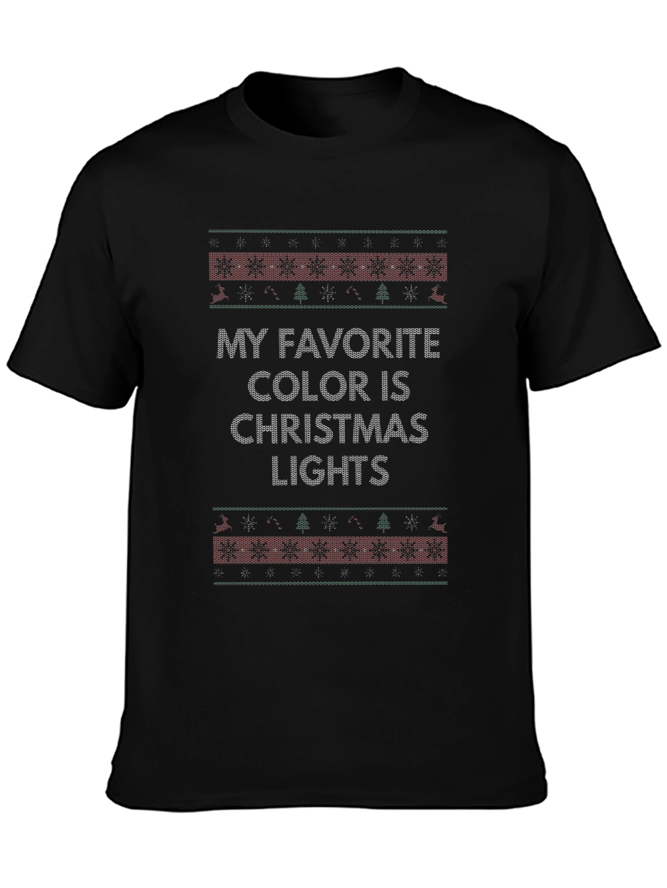 Christmas Lights T-Shirt - Holiday Festive Tee