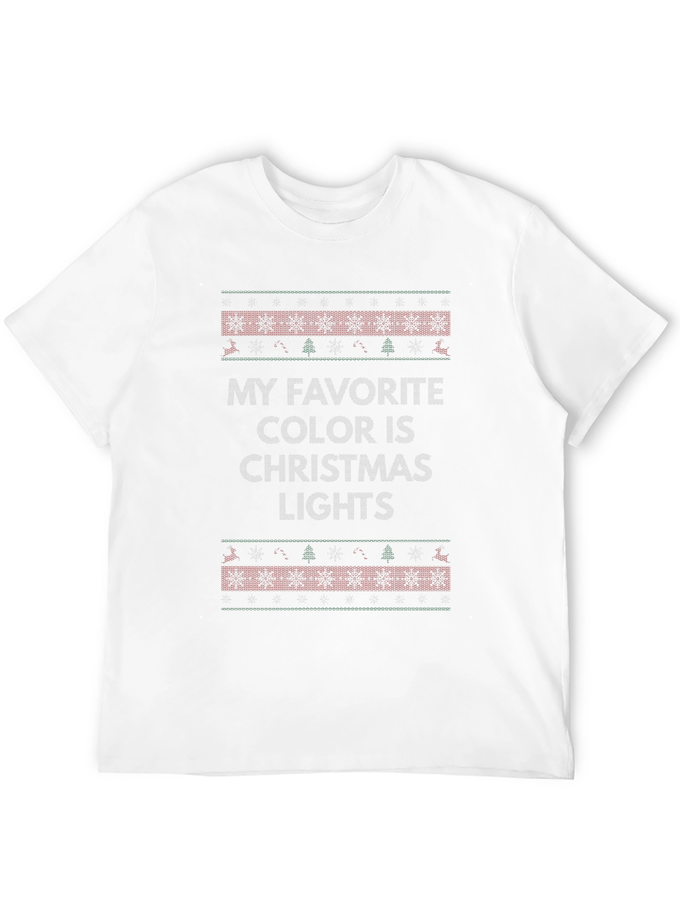 Christmas Lights T-Shirt - Holiday Festive Tee