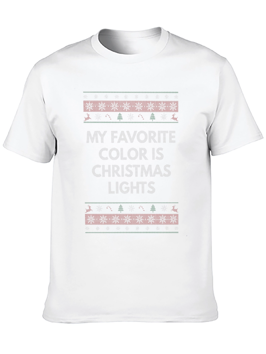 Christmas Lights T-Shirt - Holiday Festive Tee