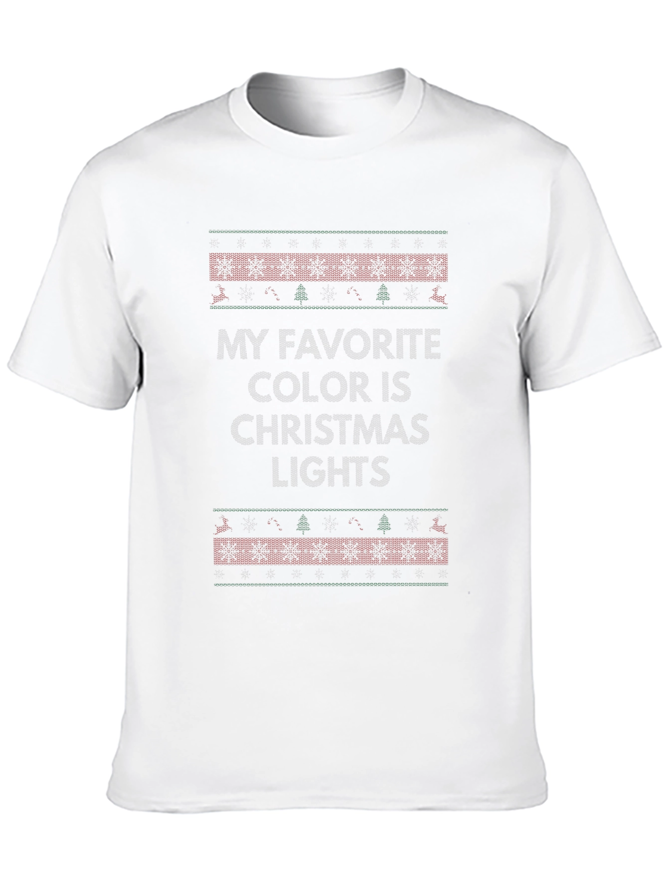 Christmas Lights T-Shirt - Holiday Festive Tee
